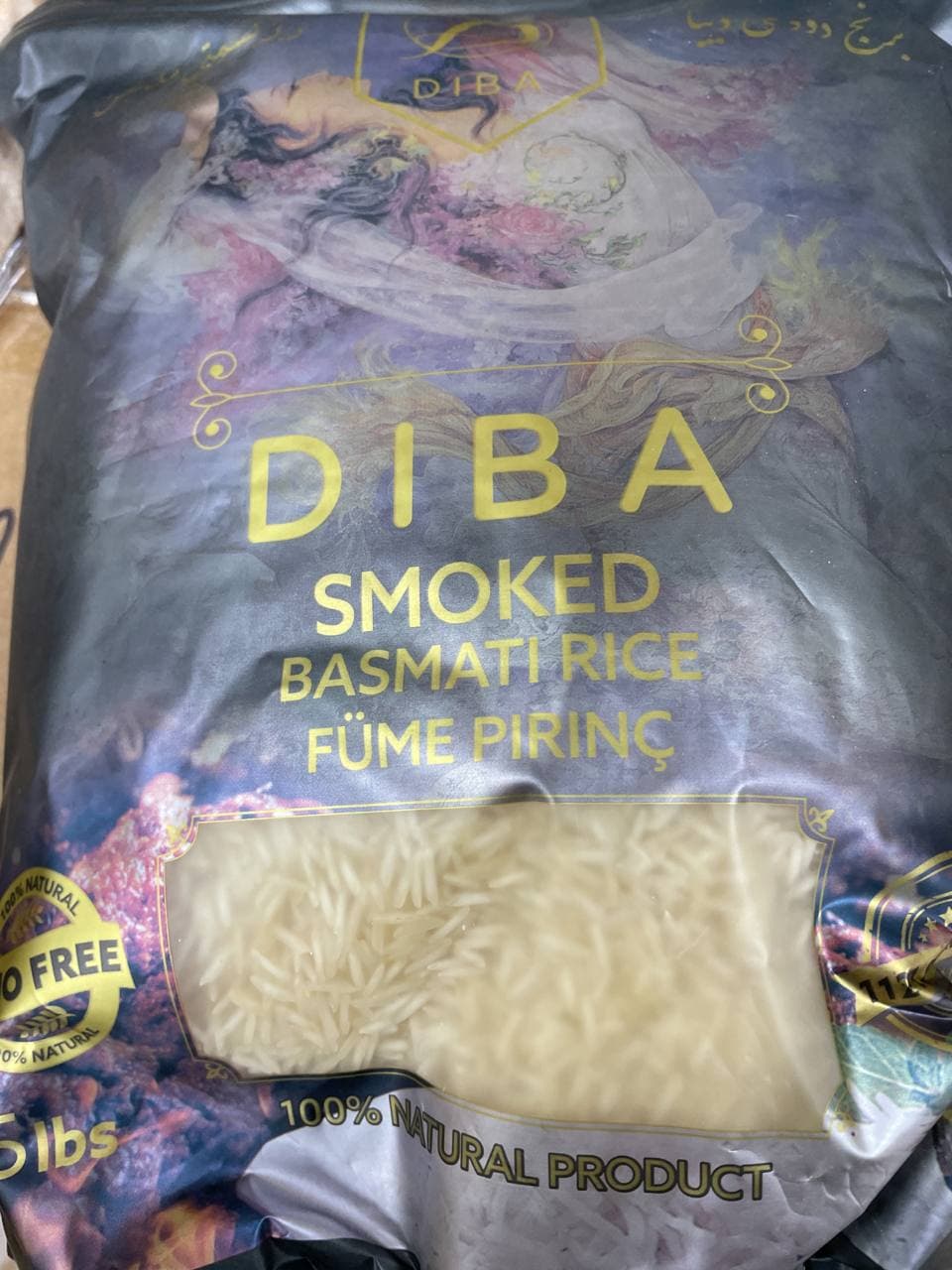 Diba Smoked Basmati Rice 5 lb